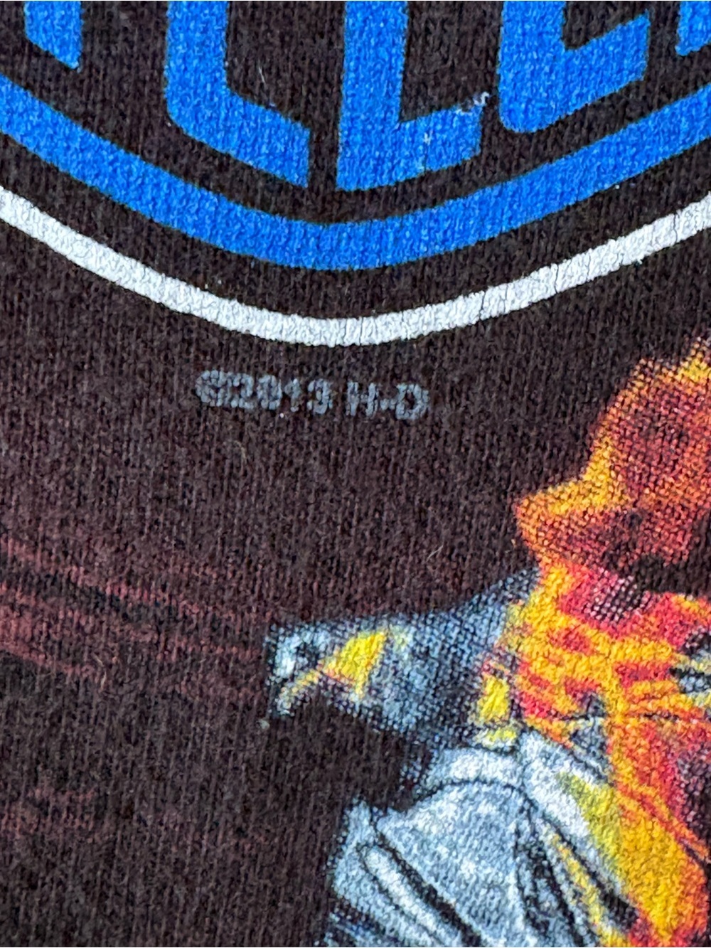 2013 Harley-Davidson Daytona Florida Flames Black Longsleeve T-Shirt Medium EUC - Picture 7 of 9